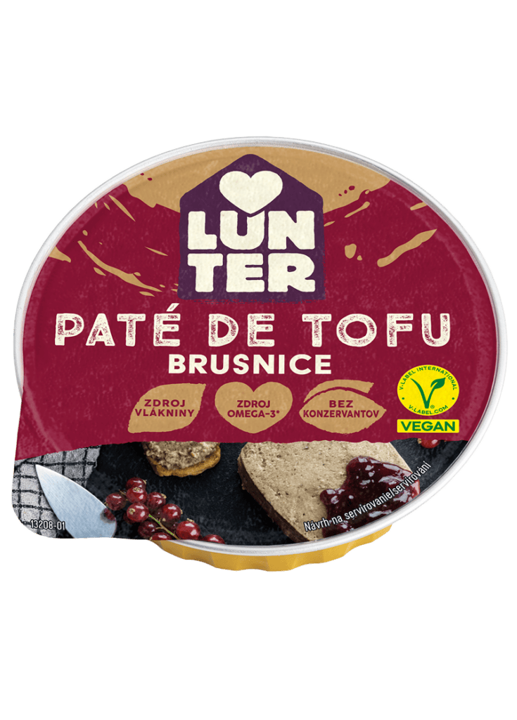 LUNTER PATÉ DE TOFU CRANBERRIES ALU