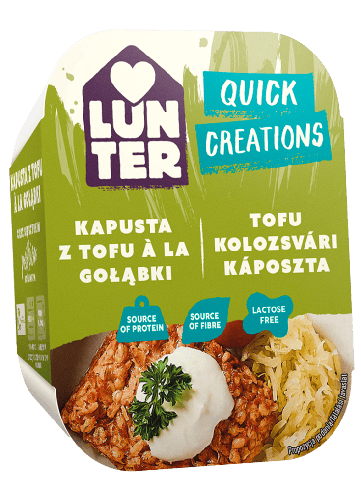 QUICK CREATIONS KAPUSTA Z TOFU À LA GOŁĄBKI
