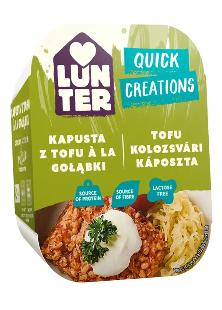 QUICK CREATIONS TOFU KÁPOSZTÁS PITE