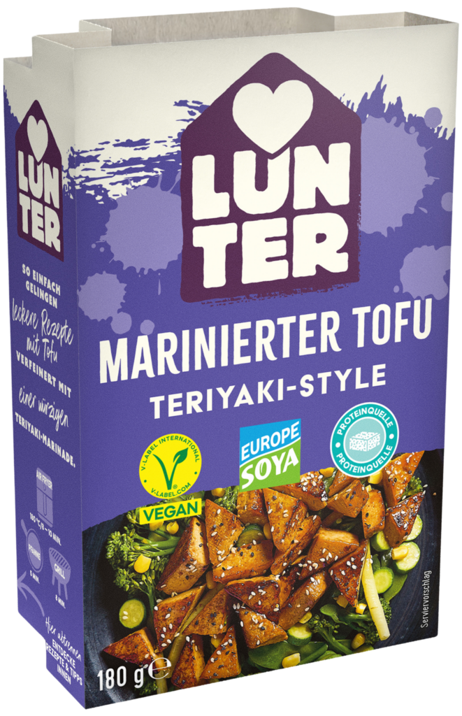 Marinierter Tofu Teriyaki-Style