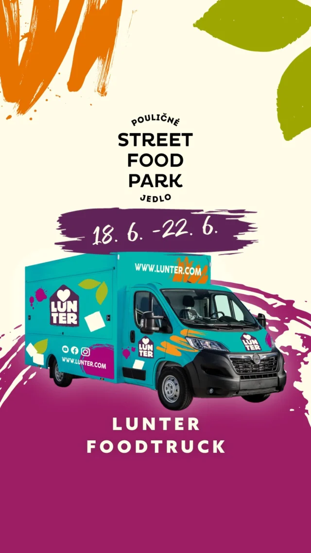 Už od zajtra náš nájdeš na bratislavskom @streetfoodpark! Náš Lunter foodtruck rozhodne neprehliadneš, lebo nielen, že svieti už v diaľke, ale tá vôňa chutných jedál, ktorá z neho vychádza, je tak lákavá, že ťa rozhodne pritiahne. 🤤 Príď vyskúšať vychutené kari, proteínom nabitý burger, ľahký no za to sýty wrap, či gyozu, ktorá chutí lepšie ako tvoj/a ex! 😅
A kto ešte náhodou nevie, toto menu nám zostavoval šéfkuchár z reštaurácie UFO, Jozef Masarovič! Tak s kým sa vidíme? 😍